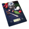 Ηλεκτρoνική ζυγαριά Oliver Voltz OV51651KD Πιπεριές, 5 кг, Λειτουργία Tara, Γυάλινη, Πιπεριές/Μαύρο χρώμα