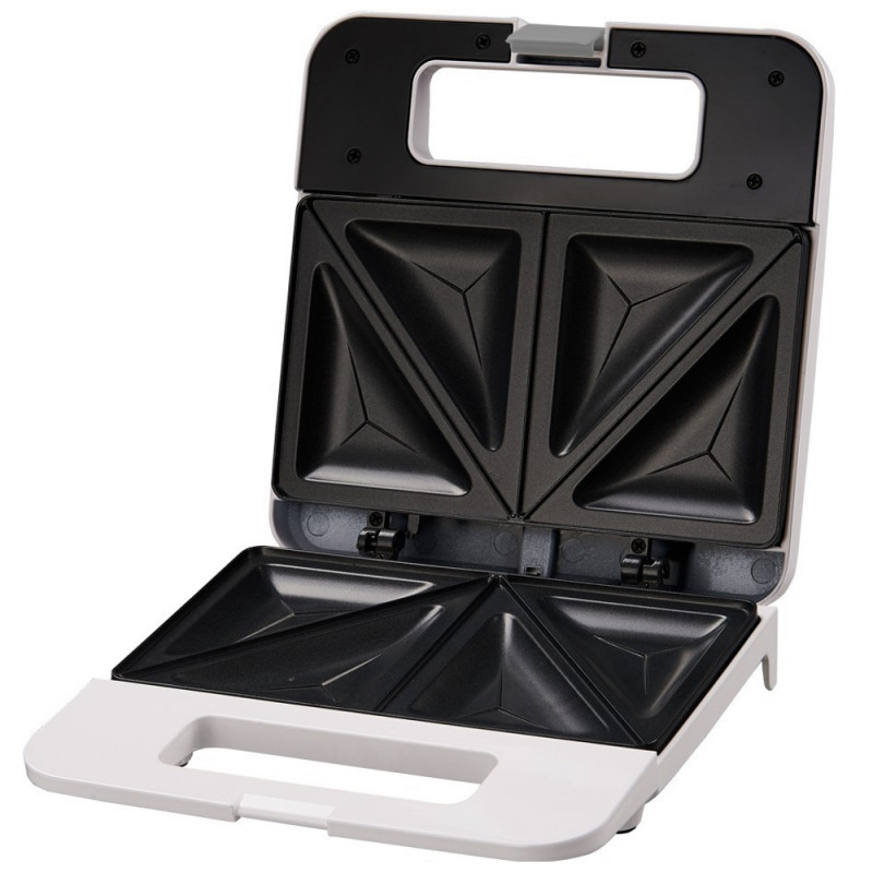 Τοστιέρα σάντουιτς Esperanza EKT010W Parmigiano, 1000W, Τέσσερα σάντουιτς, πλάκες τεφλόν, Λευκό