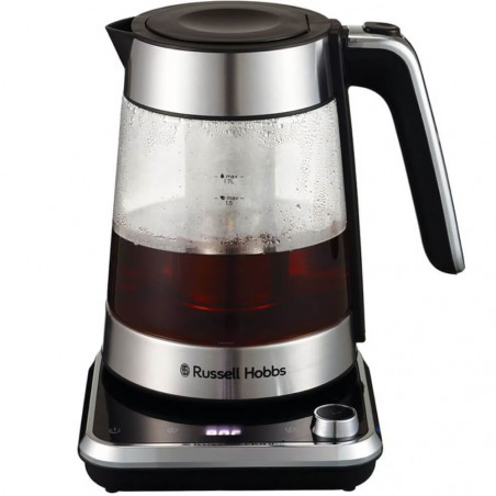 Ηλεκτρική κανάτα Russell Hobbs Attentiv 26200-70, 3000W, 1,7 l, εγχυτήρας, έλεγχος θερμοκρασίας, χρονοδιακόπτης, Inox/μαύρο.