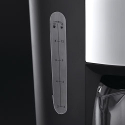 Καφετιέρα Russell Hobbs 20680-56 Buckingham, 1000 W, 10 φλιτζάνια, 1,25 l, 24ωρο χρονόμετρο, σύστημα αντισταγόνου, Μαύρο/Ασημί