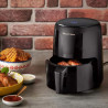 Μικρή φριτέζα αέρος AirFryer Russell Hobbs SatisFry 26500-56, 1100 W, 1.8 l, Χρονοδιακόπτη,  Οθόνης αφής, Ρυθμιζόμενη θερμοκρασία, Μαύρο