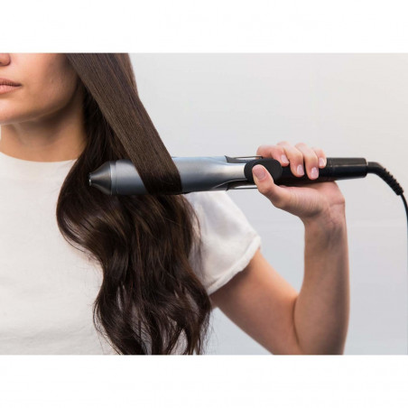 Ψαλίδι για μπούκλες Remington Ci5538 Pro Big Curl, 56 W, 8 επίπεδα θερμοκρασίας, Max 210C, Cool Tip, Quick Heat, Μαύρο/Γκρι