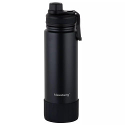 Μπουκάλι θερμός Klausberg KB 7637, 720 ml, Διπλά τοιχώματα, Ατσάλι, Μαύρο