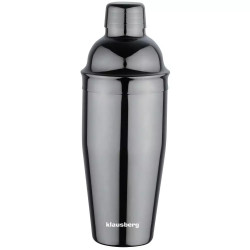 Σέικερ για κοκτέιλ Klausberg KB 7648, 750 ml, Φινίρισμα καθρέφτη, Σκούρο γκρι