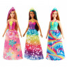 Κούκλα Barbie Dreamtopia, 29cm, Με glitter μπλουζάκι και πολύχρωμη φούστα, Πολύχρωμη