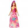 Κούκλα Barbie Dreamtopia, 29cm, Με glitter μπλουζάκι και πολύχρωμη φούστα, Πολύχρωμη