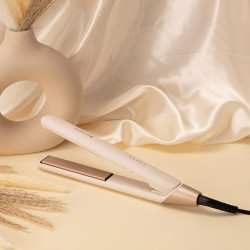 Πρέσα μαλλιών Remington S4740 Shea Soft, Κεραμικές Πλάκες, Λειτουργία Turbo Boost, Οθόνη LED, Ροζ