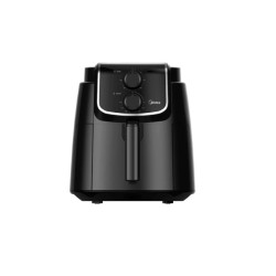 Φριτέζα αέρος AirFryer Midea MF-TN35D2, 1500W, 3.5 L, Τεχνολογία DUALCYCLONE Rapid Air, Μαύρο