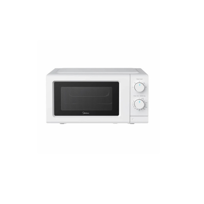 Φούρνος μικροκυμάτων Midea MD-MP012MKWH, 700W, 19L, Απόψυξη, 5 Επίπεδα Ισχύος, Χρονοδιακόπτης, Λευκό