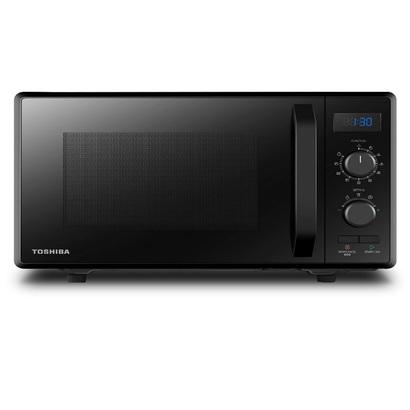 Φούρνος μικροκυμάτων Toshiba MW2-AG23PBK, 23L, 900W, Grill 1000W, Ψηφιακή οθόνη, Χρονοδιακόπτης, Μαύρο