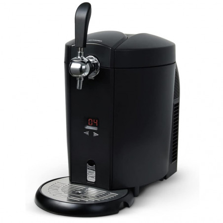 Διανεμητής μπύρας SCHNEIDER SCBD25B, 65W, 5L, LCD οθόνη, Σύστημα για να κρατά το μπουκάλι κρύο, Μαύρο