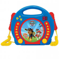 Καραόκε και CD Player LEXIBOOK RCDK100PA Paw Patrol, Υποδοχή ακουστικών και λαβή μεταφοράς, LED, Προγραμματισμός, Πολύχρωμο