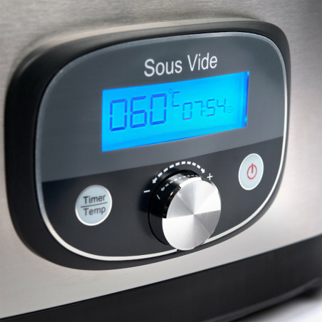 Συσκευή για Sous Vide κλειστού τύπου EMERIO SC-110841, 520W, 6L, 11 προκαθορισμένα προγράμματα, Χρονοδιακόπτης, Ανοξείδωτο