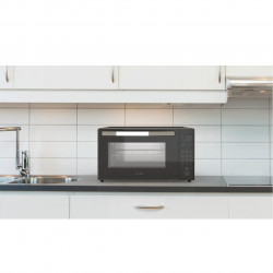 Ηλεκτρικό φουρνάκι AENO AEO0001, 1600W, 30 L, 8 προγράμματα, Ψήσιμο με αέρα, Тоuch screen, Οθόνη LED, Φωτισμός, Μαύρο