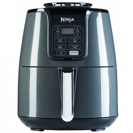 Φριτέζα ζεστού αέρα NINJA AF100EU, 1550W, 3,8L, Χωρίς BPA, Πολυλειτουργική, Μαύρο και Ασημί