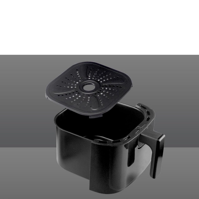 Φριτέζα με ζεστό αέρα Air Fryer Beper P101FRI051, 1400 W, 5 l, 8 προγράμματα, 80-200 °C, χρονοδιακόπτης, μαύρο