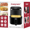 Φριτέζα με ζεστό αέρα Air Fryer Beper P101FRI051, 1400 W, 5 l, 8 προγράμματα, 80-200 °C, χρονοδιακόπτης, μαύρο