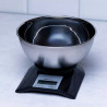 Ζυγαριά κουζίνας με μπολ Kinghoff KH 1828, 5 kg, 2 l,Οθόνη LCD, Απόβαρο(λειτουργία Tare), Μαύρο