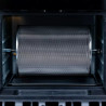 Φριτέζα-φούρνος ζεστού αέρα Klausberg KB 7557, 1800W, 12 l, Λειτουργία περιστροφής καλαθιού, 12 προγράμματα, Χρονοδιακόπτης, Inox/μαύρο