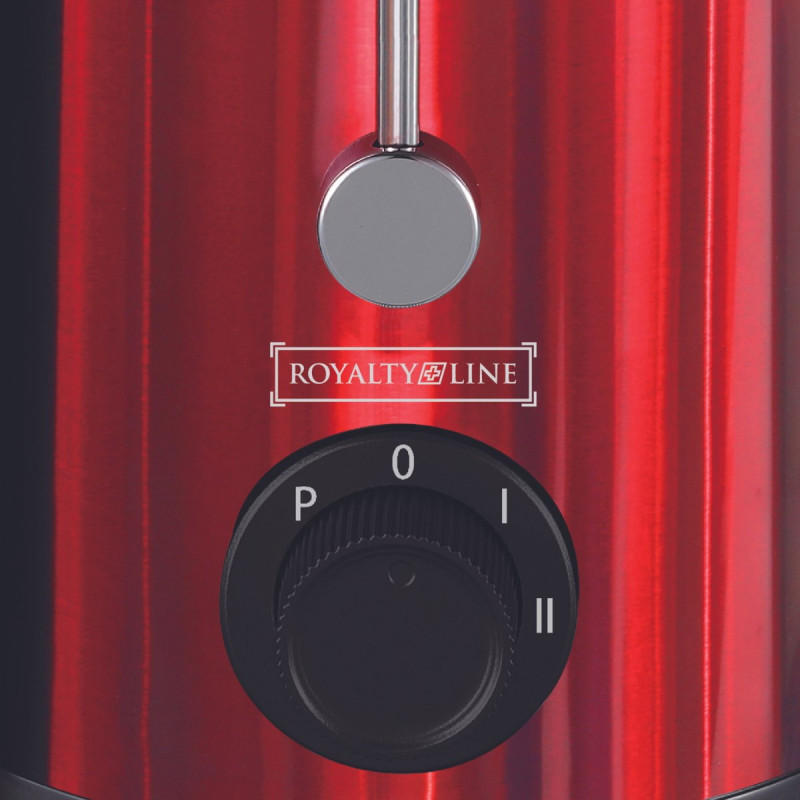 Αποχυμωτής Royalty Line PJ-19001, 700W, 2 ταχύτητες + Pulse, 0.450 ml, Ειδικό σύστημα για αποφυγή σταξίματος, Κόκκινο