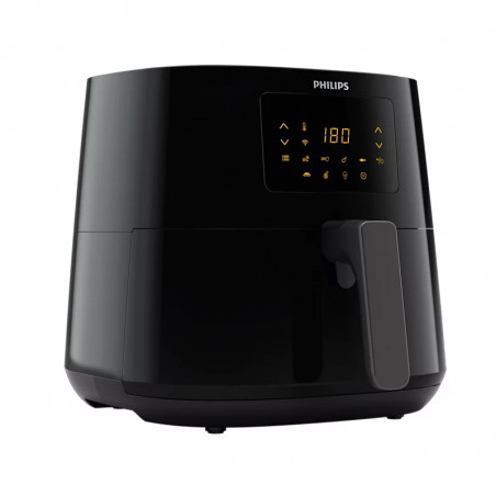 Φριτέζα αέρος Philips HD9280/70, 6.2L, 2000W, LED, 7 προεπιλεγμένα προγράμματα, 90% λιγότερα λιπαρά, Rapid Air, Μαύρο