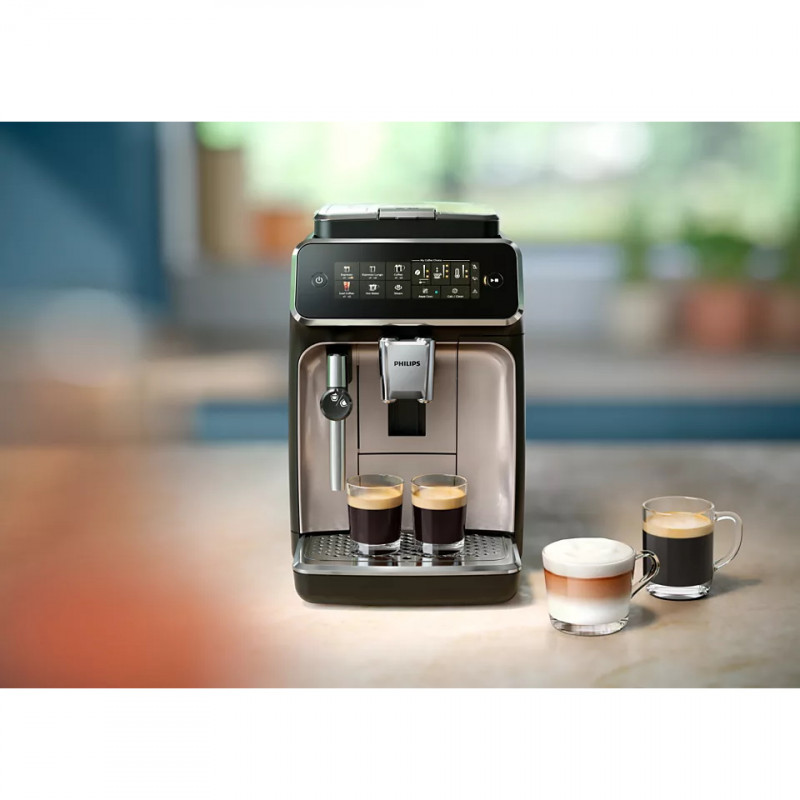 Μηχανή Espresso Philips EP3321/40, 230W, 1.8L, AquaClean, Touchscreen, Αυτόματη, Μαύρο