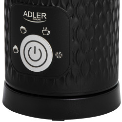 Αφροποιητής γάλακτος Adler AD 4494B, 500W, 300 ml, Αντικολλητική επίστρωση, Μαύρο