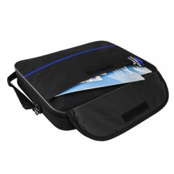 Τσάντα φορητού υπολογιστή Esperanza ET101B, 15,6', μακριά λαβή, θήκη εγγράφων, μαύρο/μπλε