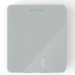 Ζυγαριά κουζίνας Aeno AKS0001S, Smart, 8 kg, Tempered glass, TAPA, LED οθόνη, Λευκό