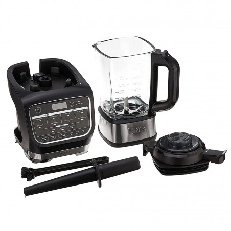 Μπλέντερ Ninja HB150EU, 1000W, 1,7 l, 10 προγράμματα, Auto-iQ, 2in1, Γυαλί ανθεκτικό στη θερμότητα, Μαύρο