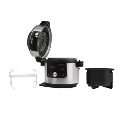 Πολυμάγειρας Ninja Foodi MAX 12 σε 1 OL650EU, 1460W, 7,5 l, SmartLid, Αντικολλητική επίστρωση, Πολυλειτουργικό, Inox/Μαύρο