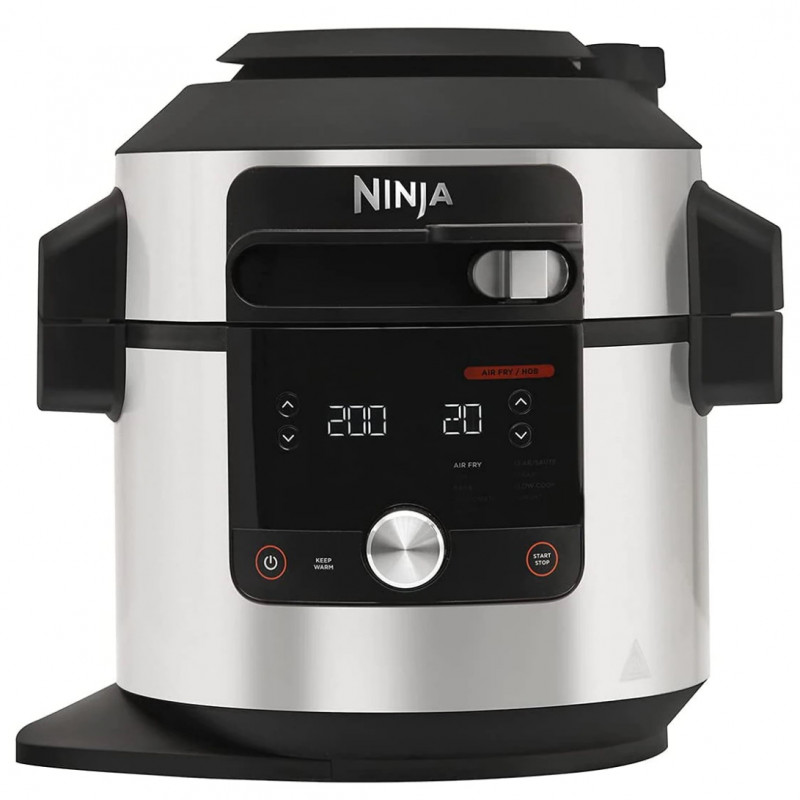 Πολυμάγειρας Ninja Foodi MAX 12 σε 1 OL650EU, 1460W, 7,5 l, SmartLid, Αντικολλητική επίστρωση, Πολυλειτουργικό, Inox/Μαύρο