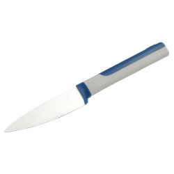 Μαχαίρι απολέπισης Tasty 678240, Μαλακή λαβή, 9 cm, Ανοξείδωτο, Μπλε