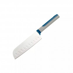 Μαχαίρι Santoku Tasty 678243, Μαλακή λαβή, 13 cm, Ανοξείδωτο, Μπλε