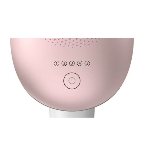 Αποτριχωτική μηχανή φωτογραφιών IPL Philips Lumea Advanced BRI920/00, 250000 παλμοί, SensoAdapt, Trimmer, Αφαιρούμενη κεφαλή, LED, Λευκό/ροζ