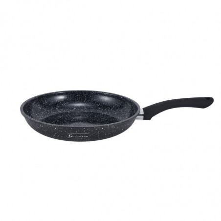 Τηγάνι Goldmann GM 1301-28, 28x5.5 см, Μαρμάρινη Επίστρωση, Επαγωγή, Μαύρο
