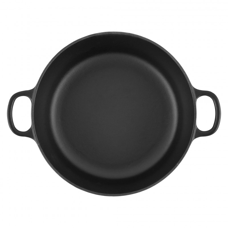 Μαντεμένιο σκεύος Royal van Kempen & Begeer CC006516-001, 3,3L, 22cm, Φούρνος έως 260C, Επαγωγή, Μαύρο