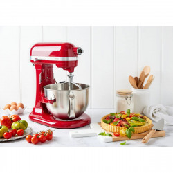 Πλανητικό μίξερ Artisan Elegance KitchenAid 5KSM185PSEER, 300W, 4,8 L, Direct drive, 10 ταχύτητες, Κόκκινο