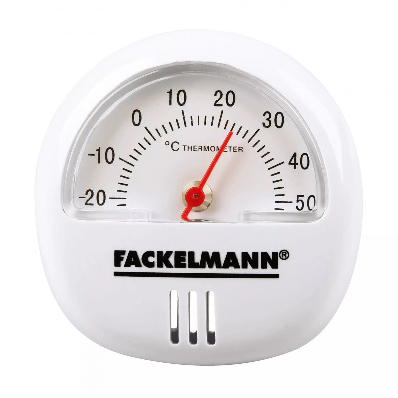Θερμόμετρο με μαγνήτη Fackelmann 16375 Tecno, 6 cm, Πλαστικό, Λευκό