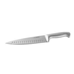 Μαχαίρι Santoku Fackelmann 40406, Ανοξείδωτο ατσάλι, 20/34 cm, Γκρι