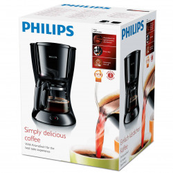 Καφετιέρα Philips HD7461-20-BL, 1000W, 1,2 L, Aroma Twister, Ένδειξη στάθμης νερού, Χρονοδιακόπτης, Μαύρο