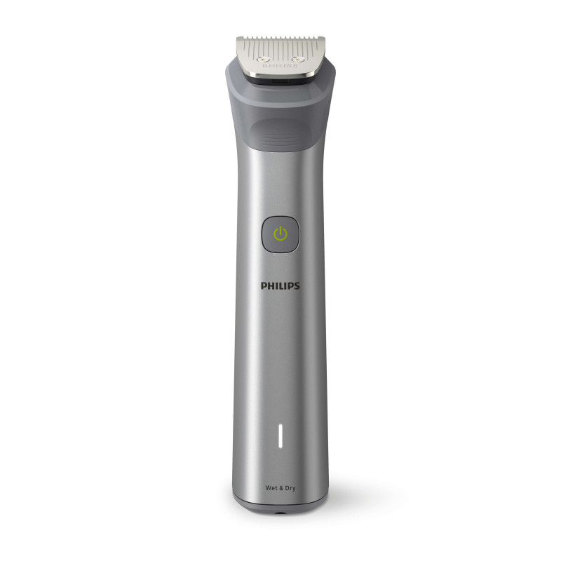 Μηχανή trimmer 10 σε 1 Philips MG5920/15, Πολυλειτουργικό, 120 λεπτά λειτουργία, Αυτοακονιζόμενες λεπίδες, BeardSense, Γκρι