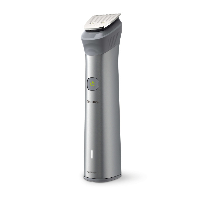 Μηχανή trimmer 10 σε 1 Philips MG5920/15, Πολυλειτουργικό, 120 λεπτά λειτουργία, Αυτοακονιζόμενες λεπίδες, BeardSense, Γκρι