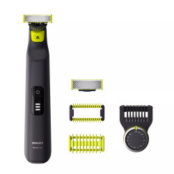 Ξυριστική Μηχανή ΤΡΙΜΜΕΡ Philips OneBlade Pro 360 QP6541/15, λεπίδα 360, λειτουργία 90 λεπτών, Μαύρο/Κίτρινο