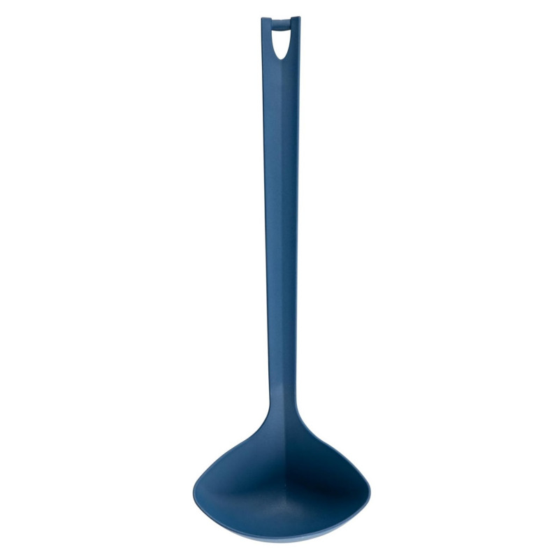 Κουτάλα Tasty 678132, 32x11 cm, Ανθεκτική στη θερμότητα, τρούπα για κρέμασμα, Μπλε
