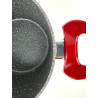 Βαθιά κατσαρόλα Oliver Voltz OV54418A20D 20 cm, 3,4l, Μαρμάρινη Επίστρωση, Επαγωγή, Κόκκινο