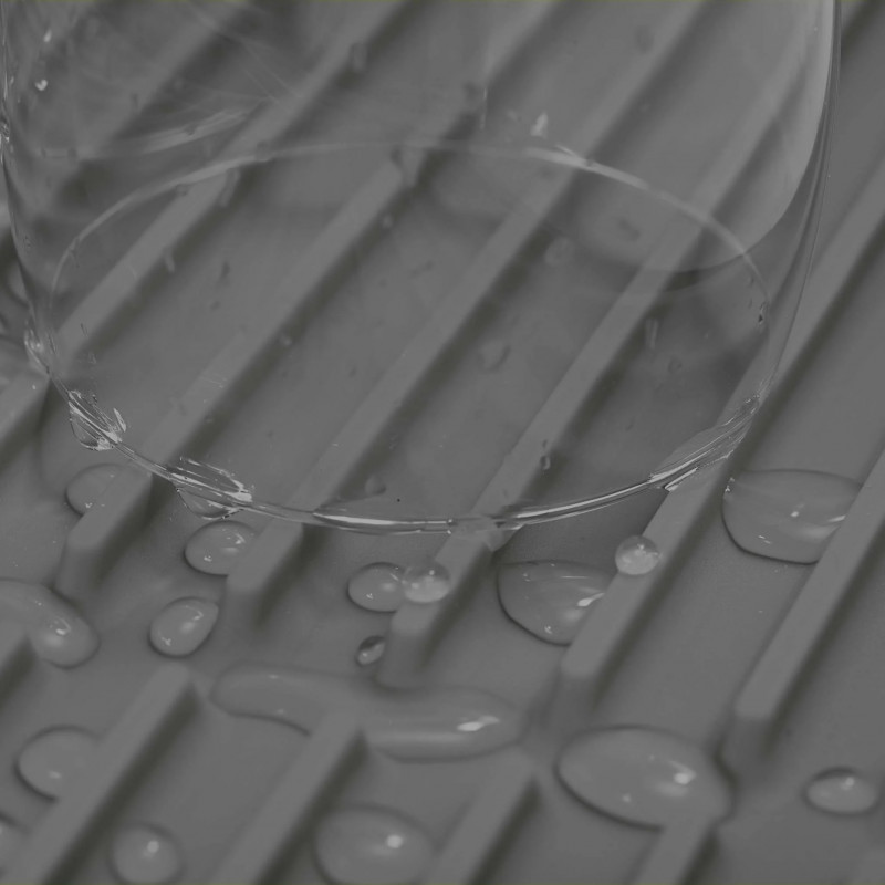 Στεγνωτήριο για πιάτα Joseph Joseph Flume Large 85089, 43.5x31.5 cm, καουτσούκ, γκρι