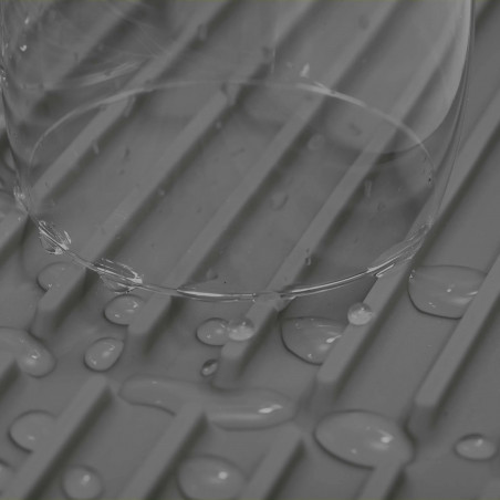 Στεγνωτήριο για πιάτα Joseph Joseph Flume Large 85089, 43.5x31.5 cm, καουτσούκ, γκρι