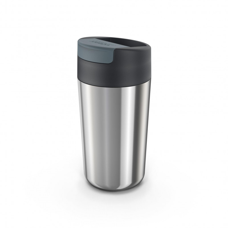 Ποτήρι Joseph Joseph Sipp 81133, 454 ml, Χωρίς BPA, Ατσάλι, Γκρι