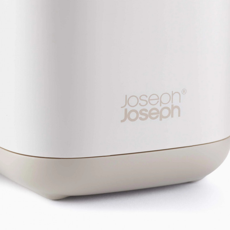 Βάση οδοντόβουρτσας Joseph Joseph EasyStore 70574, Αποσπώμενο, 3 θήκες, Τρύπα αποστράγγισης, Εκρού